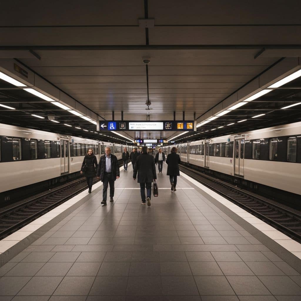 Mit der U-Bahn