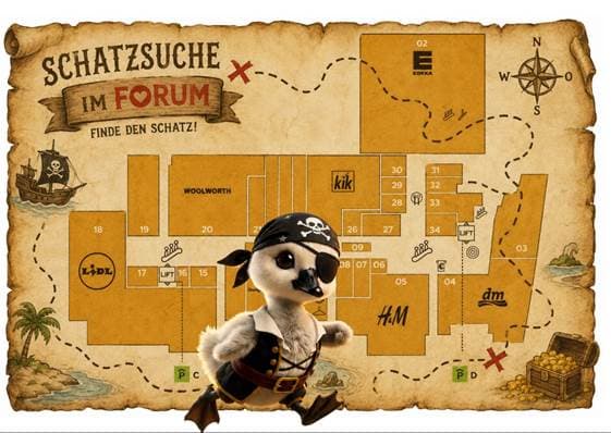 Große Piratenschatzsuche